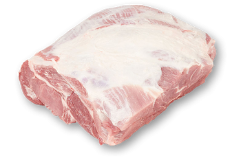 Pork shoulder butt, bone-in, silver skin
