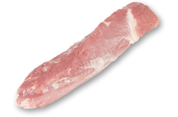 Pork tenderloin, head on, side muscle on