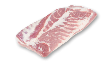 Pork belly, sheet ribbed