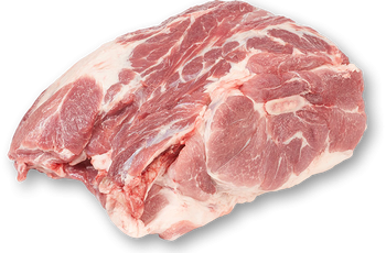 Pork shoulder butt, bone-in, regular trim