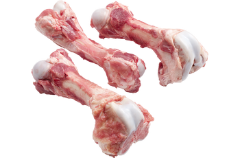 Frozen pork leg bone (femur)